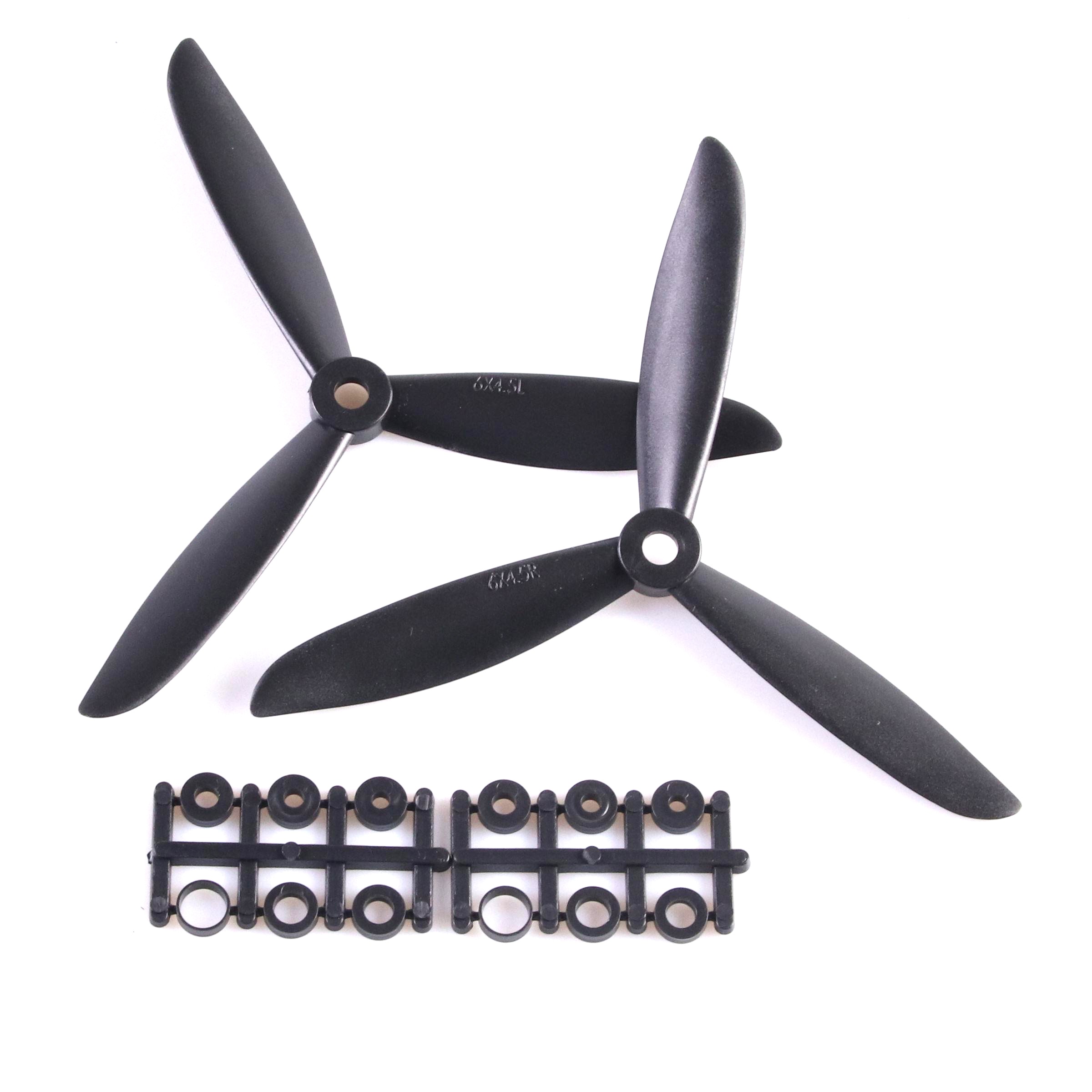 Brushless Motor Thrust Test Stand - Hélice noire à 3 lames CW