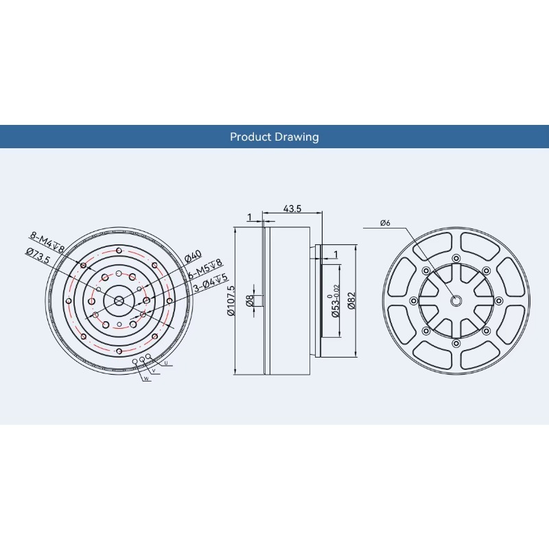 Moteur d'actionneur de robot à - Bldc Planetary Gear Motor 48V High Torque avis et prix
