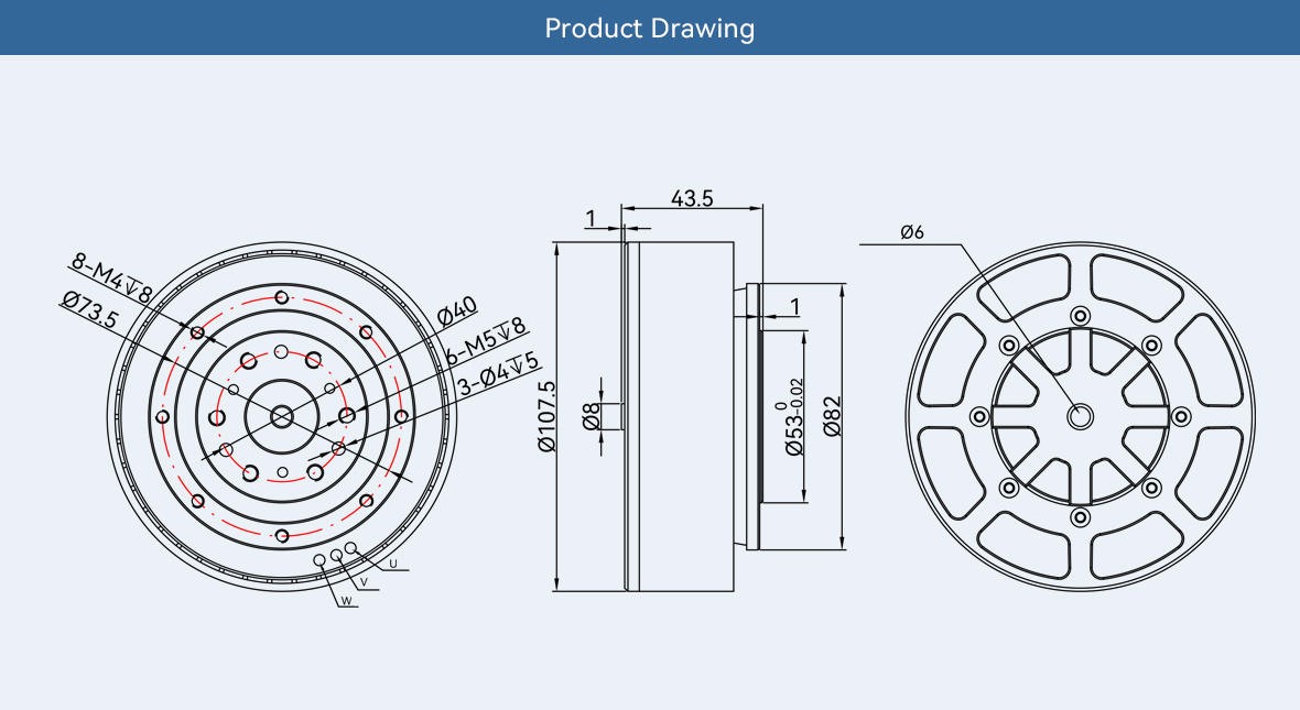 Cubermars AKE90-8 Moteur d'act - Bldc Planetary Gear Motor 48V High Torque avis et prix